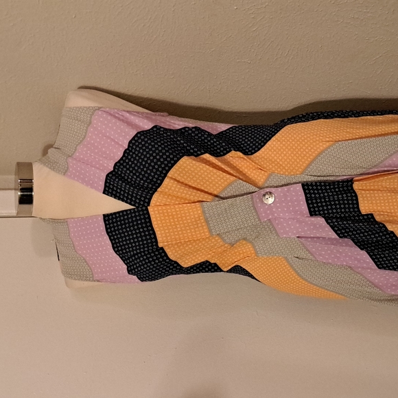 💜Nicole Miller Collection Pastel Stripe Dress💜 - Picture 4 of 9